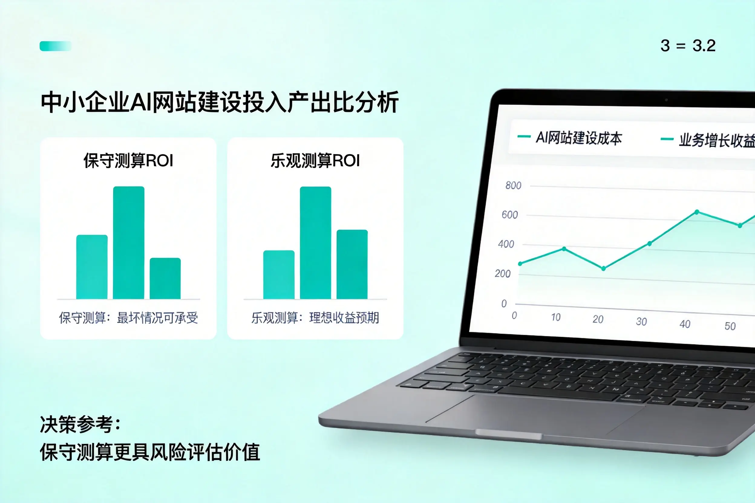新疆中小企业AI网站建设投入产出比怎么算?先看这份分析