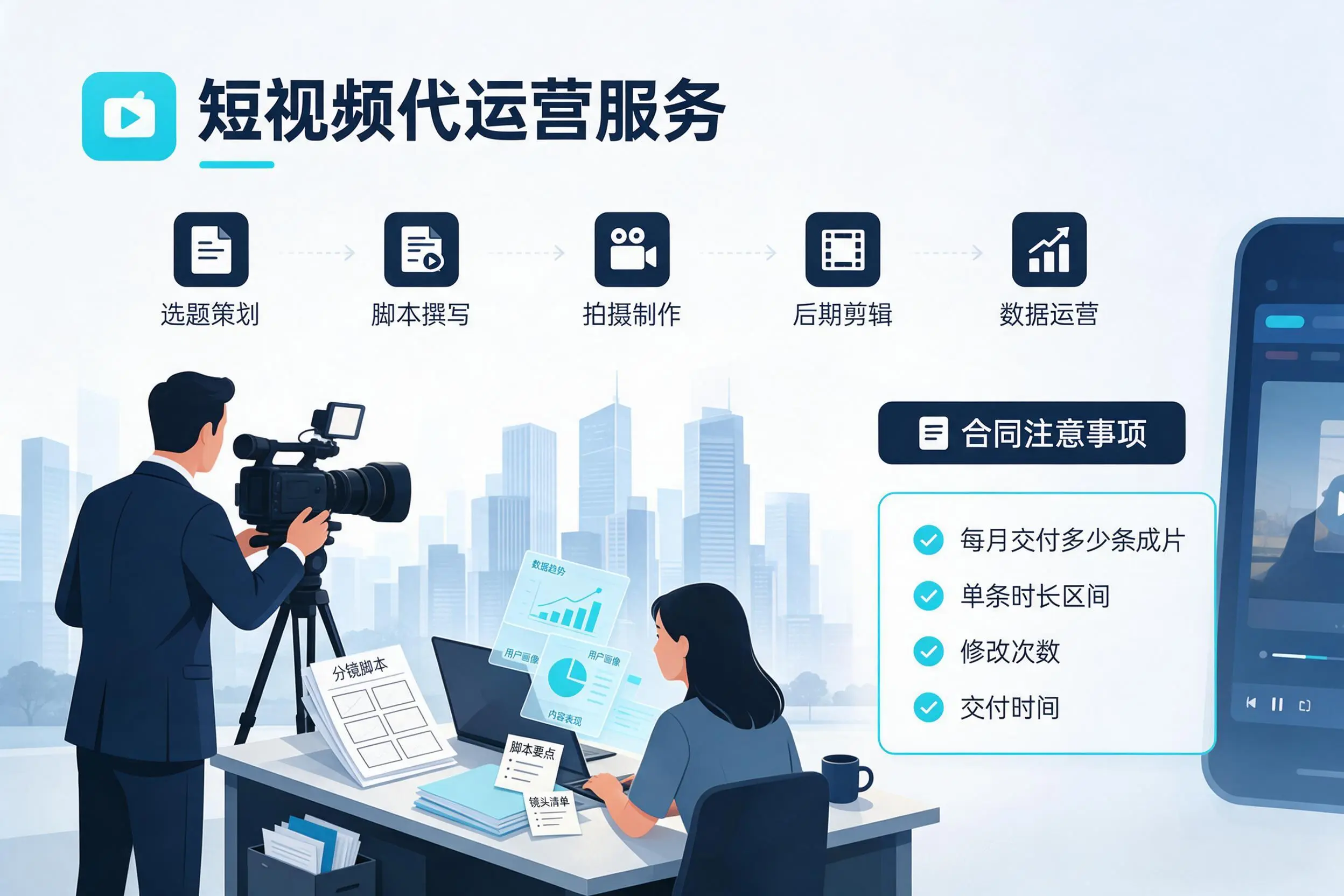 短视频代运营包含哪些服务?新疆企业常见问题科普