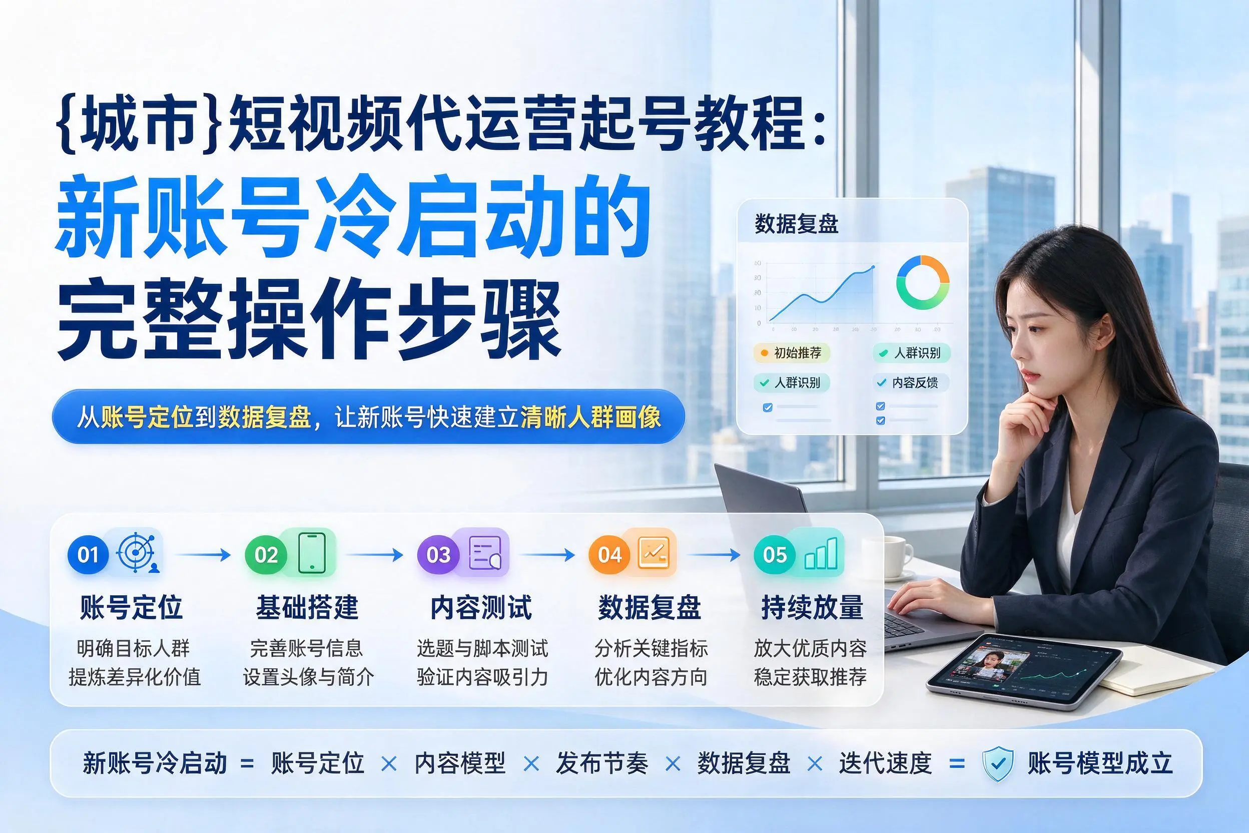 新疆短视频代运营起号教程：新账号冷启动的完整操作步骤