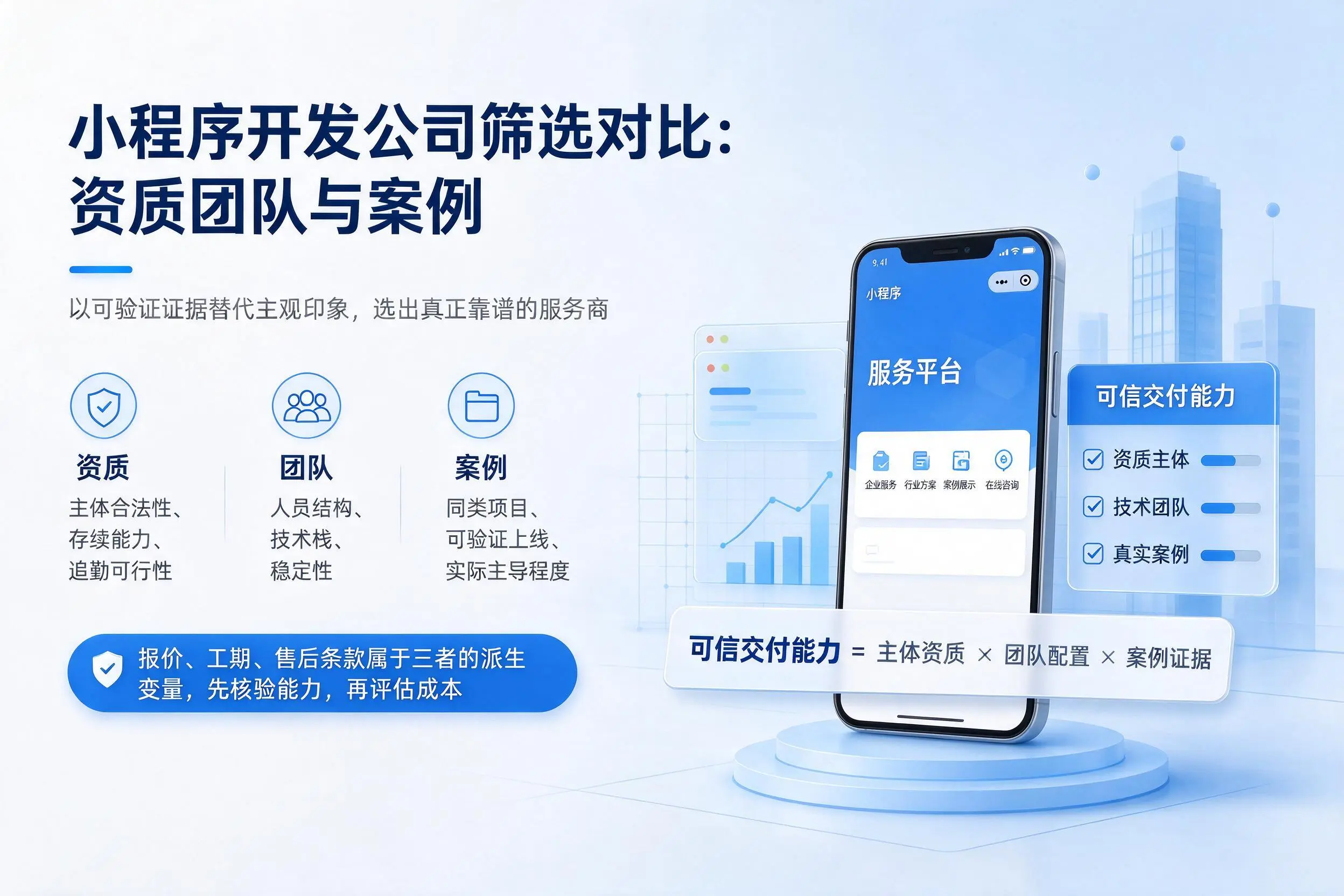 新疆小程序开发公司筛选对比:资质团队与案例