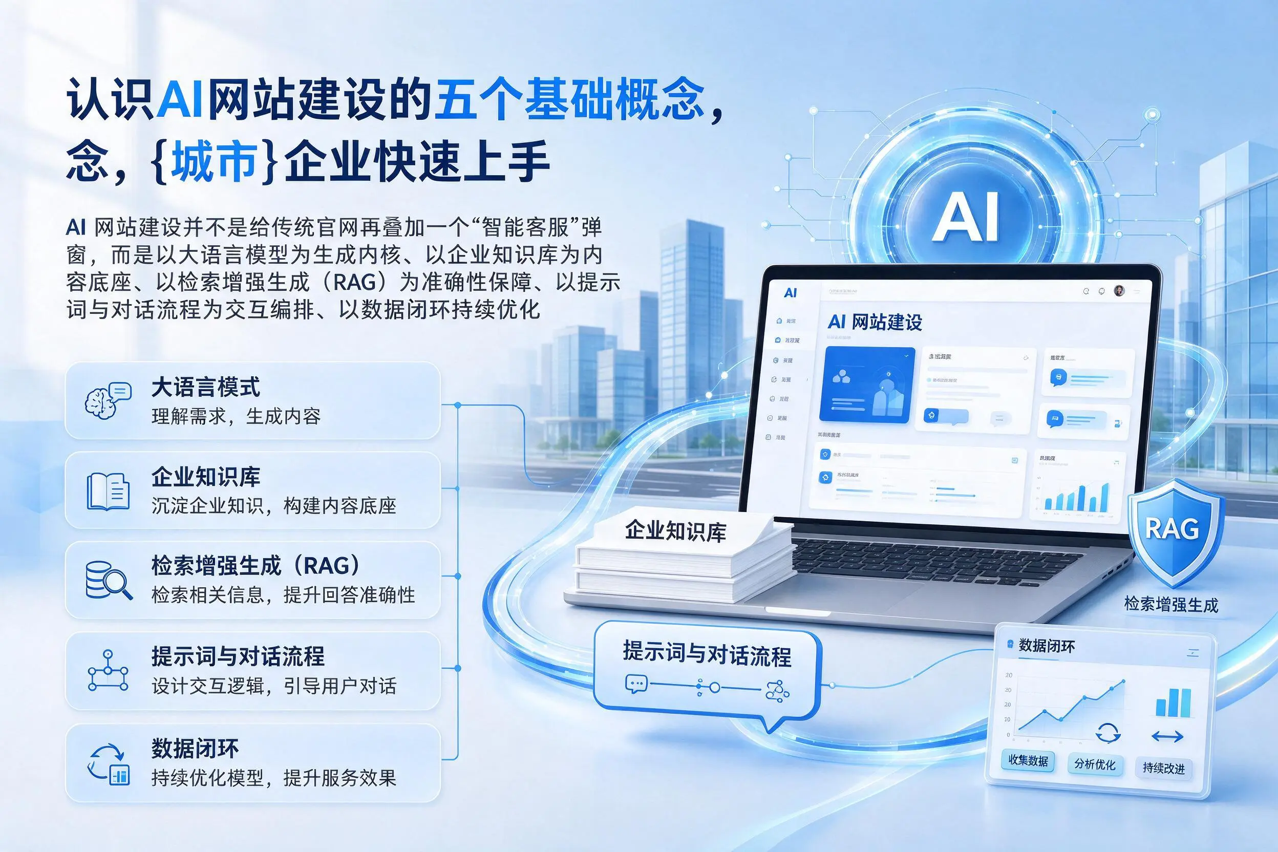 认识AI网站建设的五个基础概念，新疆企业快速上手