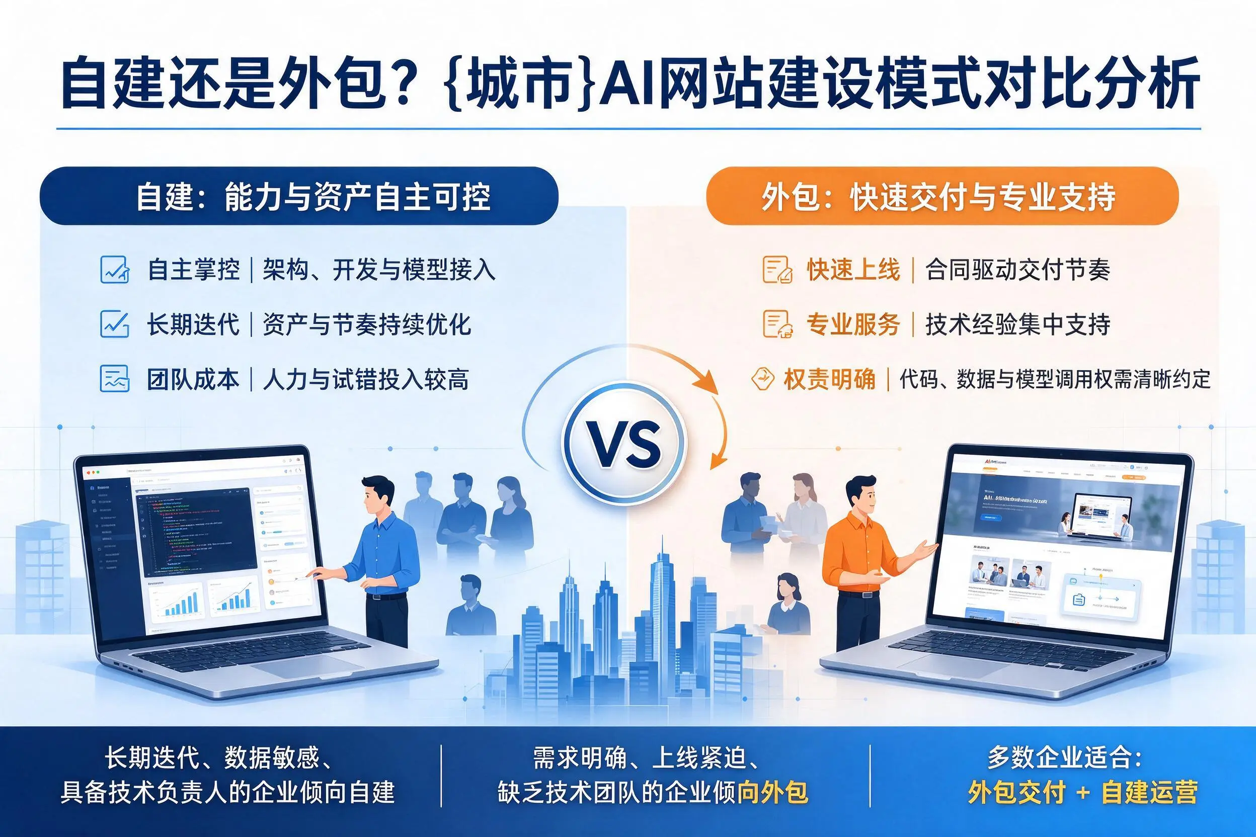 自建还是外包？新疆AI网站建设模式对比分析